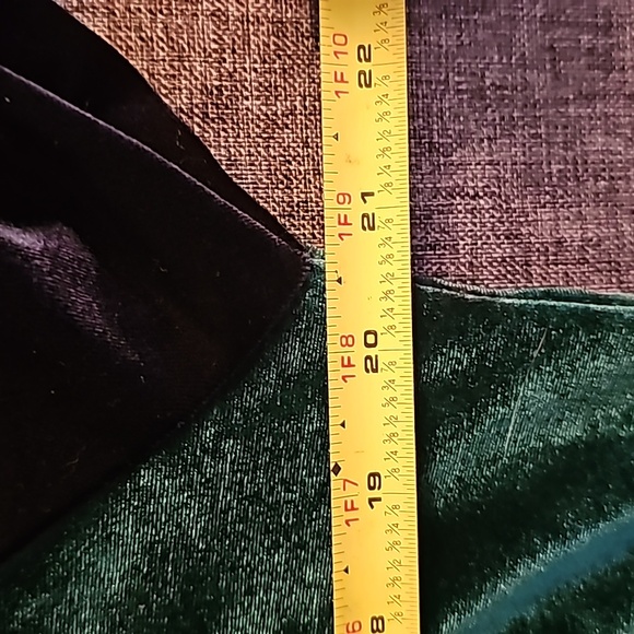 Hudson Outerwear Men's Green Velour Track Jacket with Embroidery Design - Picture 6 of 7